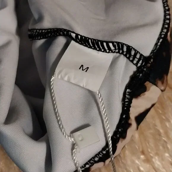 Jusfitsu High Waisted Bikini Bottom for Women Tummy Control Swimsuits NWT Size M - Picture 7 of 9